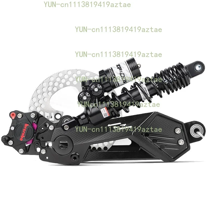 Flat Fork Disc Brake Set, Rear Wheel Kit for E-Bike Modification