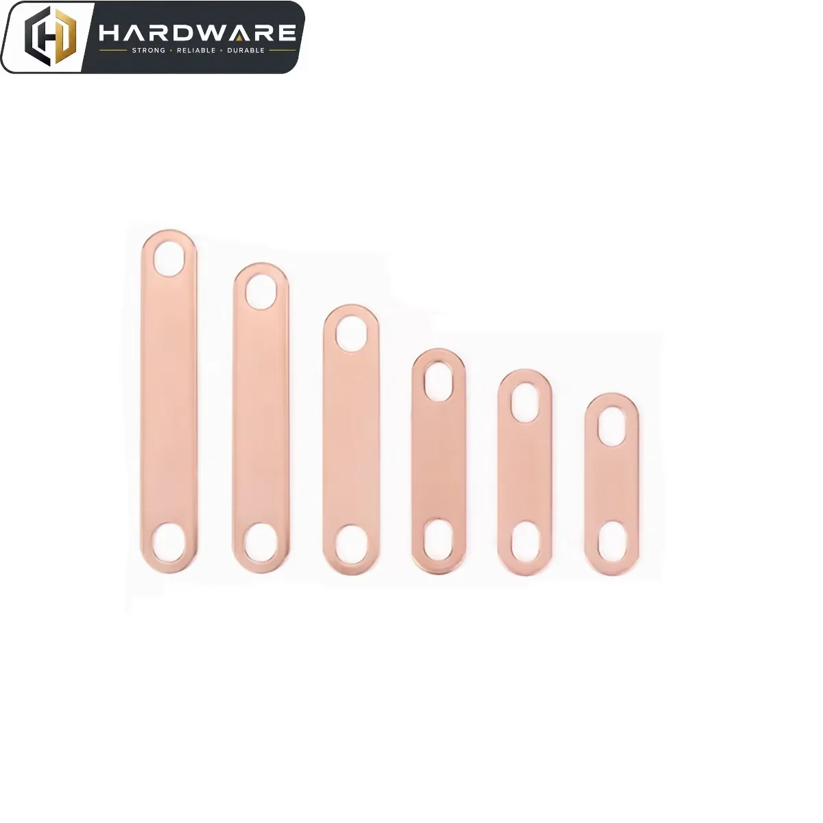 T2 Pure Purple Copper Lithium Battery Connection Plate Motor Overcurrent Copper Bar Thickness 1/1.5/2mm 10x20-60x75