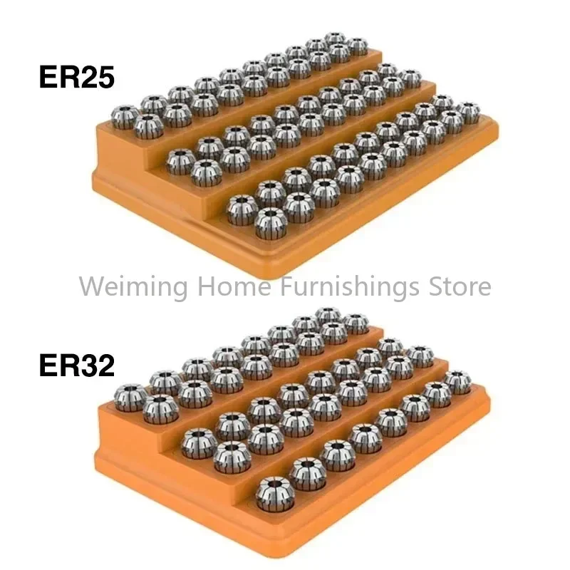 1Pc ER11 ER16 ER20 ER25 ER32 Spring Collet Opbergdoos Er  Hard Plastic Afwerking Box Freesmachine Voor cnc Ce