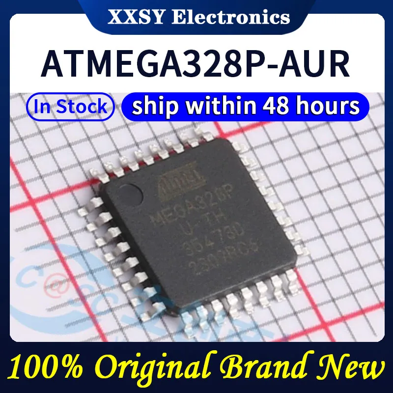 ATMEGA328P-AUR mega328p、100% オリジナル新品