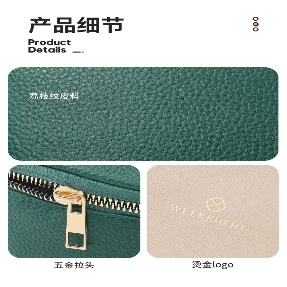 

Earrings Holder Elegant Jewelry Bag Leather Storage Bag Leather Portable Jewelry Box For Dressing Table Daily Use Home Storage