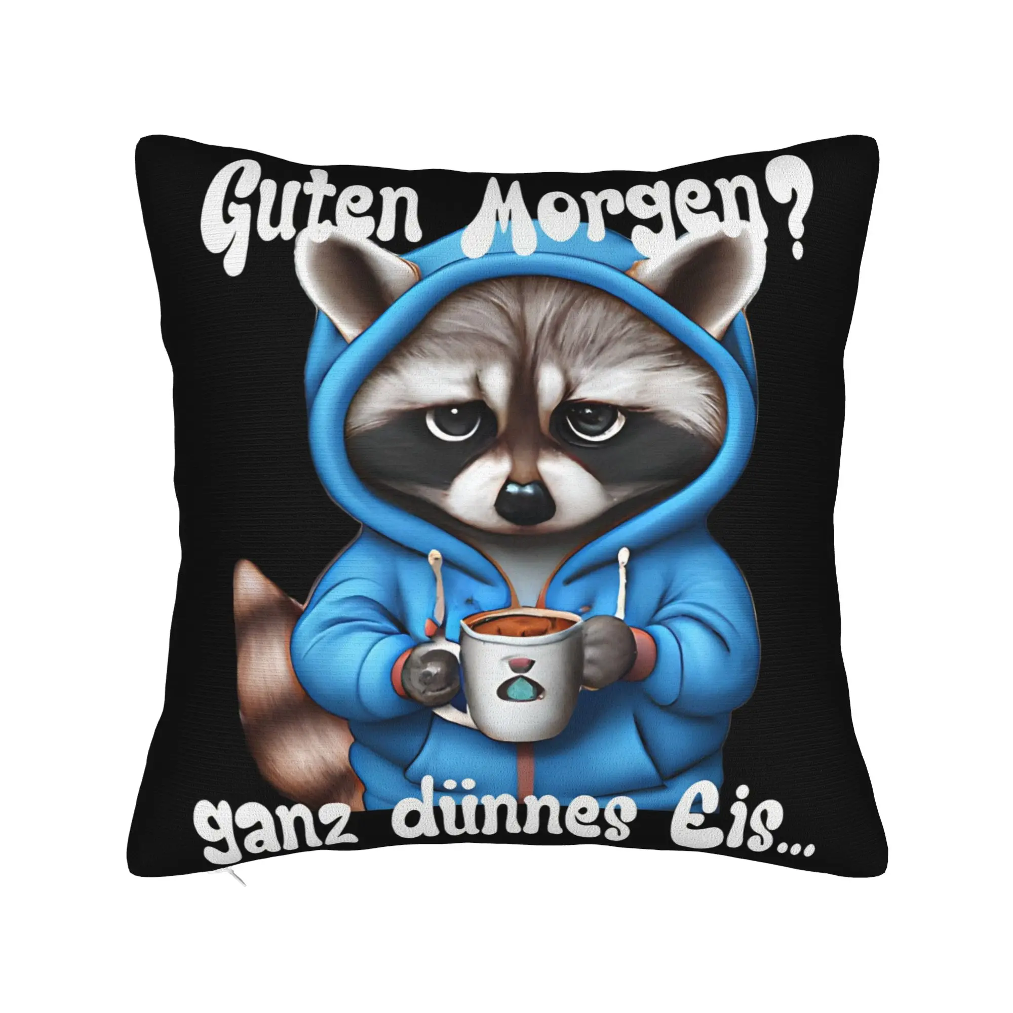 Decorative Pillow Covers Guten Morgen Ganz Dünnes Eis Accessories Seater  Pillow Case Cover Square Style Multi Size