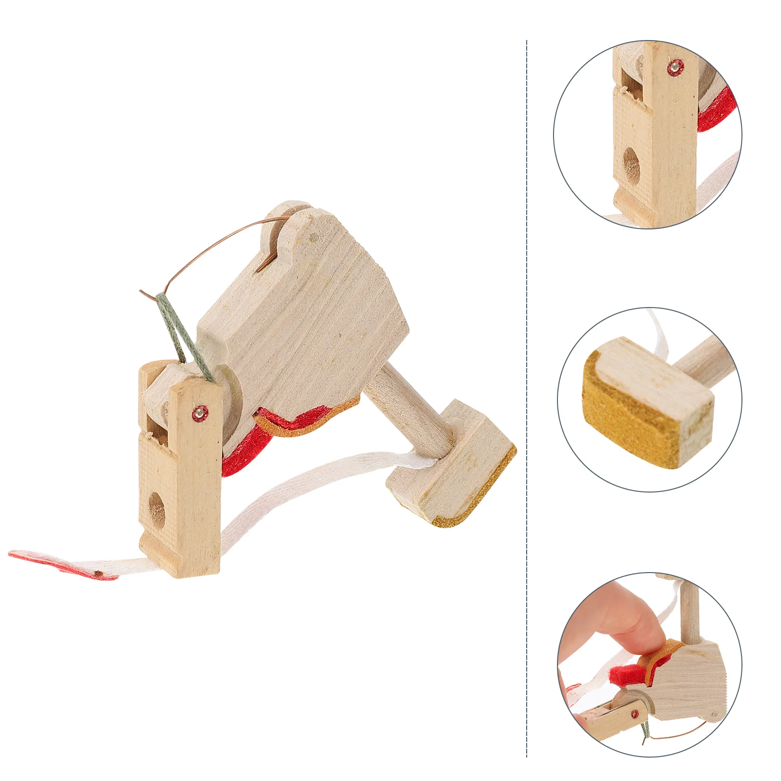 2 Pcs Keyboards Piano Repair Parts Component Supplies Hammer Butts Khaki Whippen for Vertical