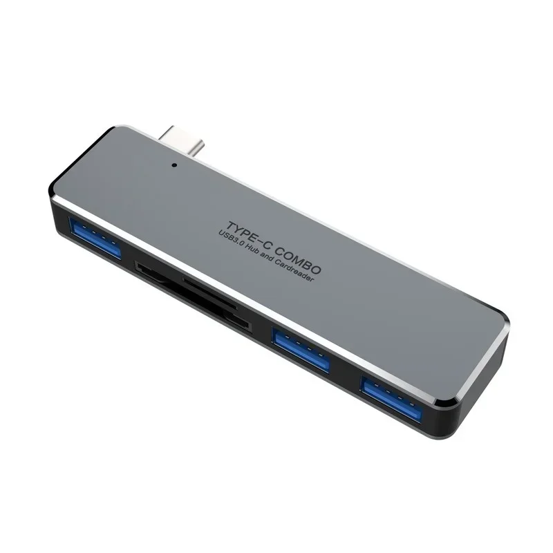 USB C HUB Type-c To Multi Ports USB 3.0 USB3.0 Type C Power Adapter Splitter Dock W/TF Momory Card Slot for Macbook Pro/Android