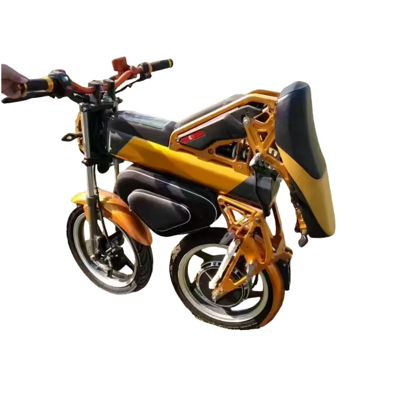 

The new stylish foldable foldable can be installed on the trunk rack of an SUV two-wheeled light electric motorcycle for travel
