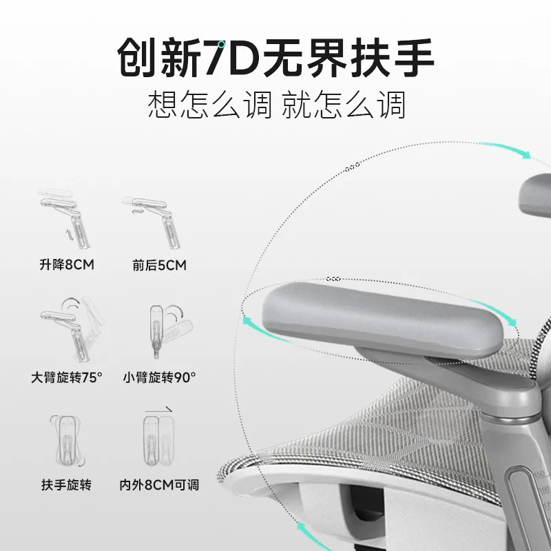 Sedia per computer sedentaria nuova sedia da capo sedia ergonomica per ufficio domestico seduta e-sport regolabili