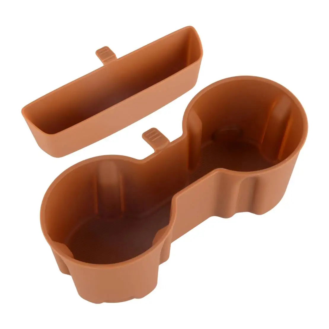 Orange Car Interior Central Slot Pad Storage Box Insert Trim and Cup Holder Insert fit for Ford Ranger 2023-2026