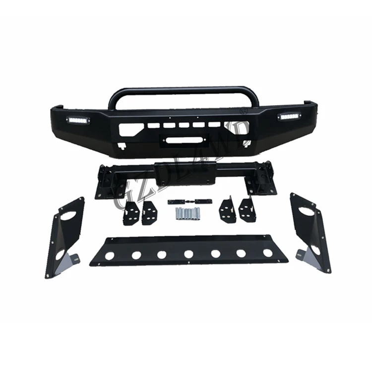 Steel Front Bumper Bar For Frontier Navara D40 2005-2015 Truck Bumpers Aftermarket 4x4 Accessories