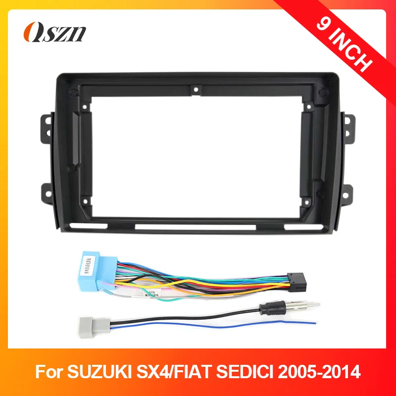 For SUZUKI SX4/FIAT SEDICI 2005-2014 Car Radio Fascias Android Stereo Player 2 Din Head Unit Panel Dash Frame Installation Trim