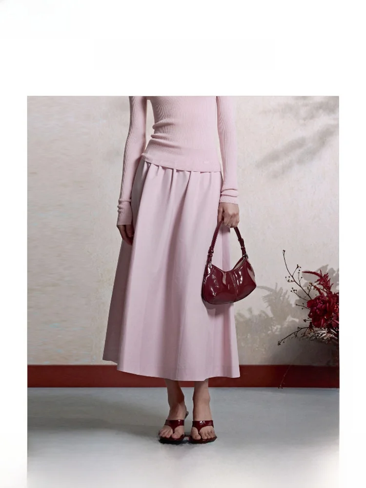 

Универсальная простая ретро-юбка А-силуэта, пышная, из хлопка, повседневная, со средней талией, для города, поездок и путешествий