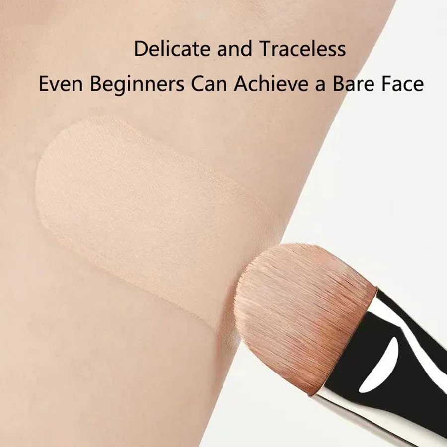 191 Foundation Brush Face No Mark Liquid Foundation Makeup Brush Blade Angle Flat Head Facial Mask Cream Foundation Makeup Tool
