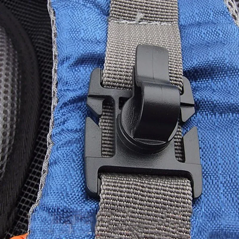 1PC Rotatable Drinking Tube Clip Molle Hydration Bladder Drinking Straw Tube Trap Hose Webbing Clip for Pack Bag