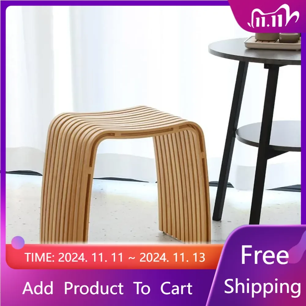 

Bamboo Dining Stool Dining Chair Dressing Stools Shoe Stool Bathroom Stools Dining Room Bathroom Living Room Study Bedroom