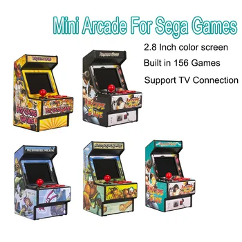 Handheld Game Console Portable Retro Mini Arcade Game Machine with 156 Video Games for Sega 2.8 inch Sega las De Videojuegos