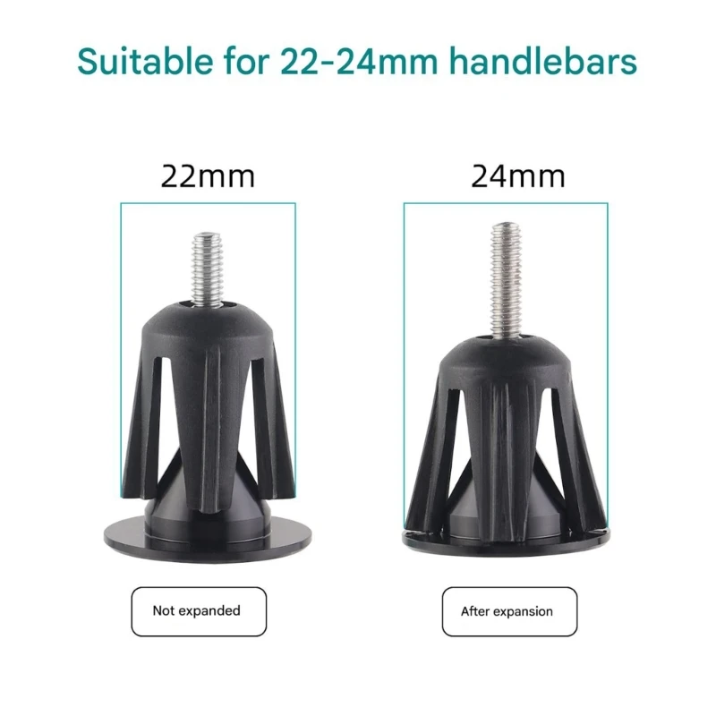 1 Pair Bicycles Handle Bar End Plugs Colorful Aluminum Alloy Handlebar Bar Grip