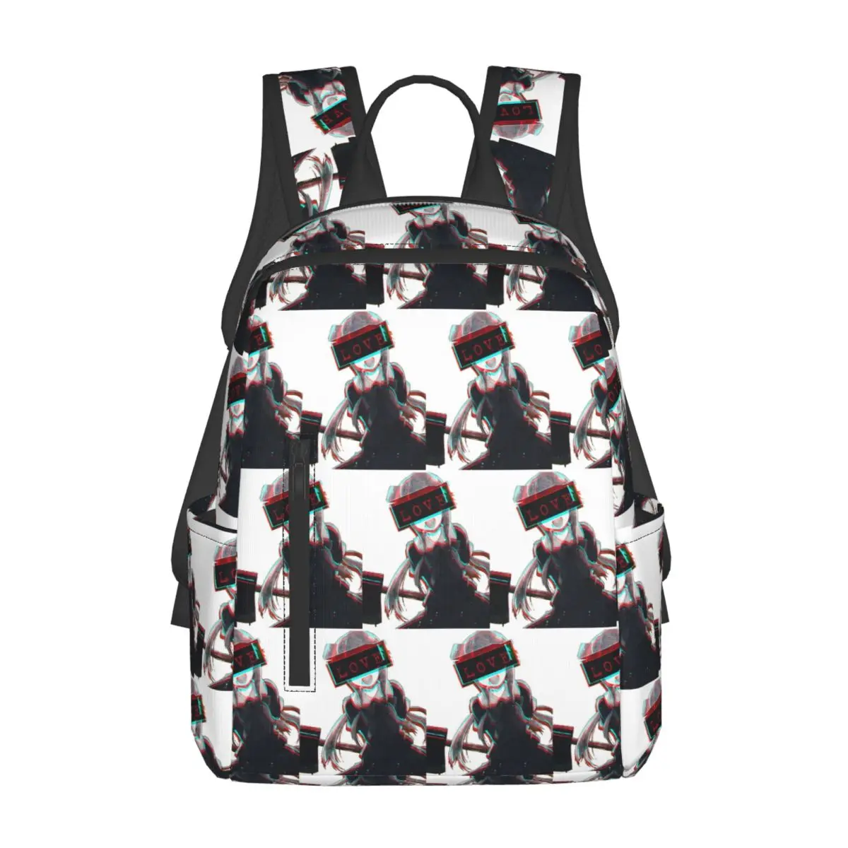 

"Love" Aesthetic Yuno Gasai By Mirai Nikki Backpack Daypack Large Capacity BookBag School Bag Shoulder Bags for Men Women
