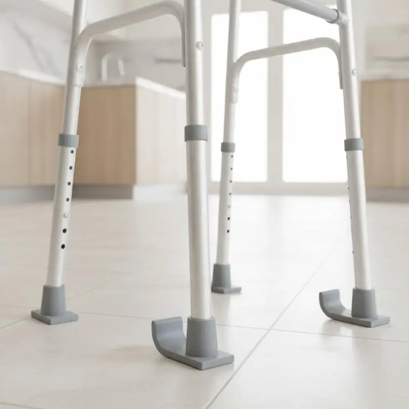 2Pcs Rubber Crutch Tips Non Slip Walking Stick End Ferrule Cap Elderly Walking Aid Foot Protective Pad Covers