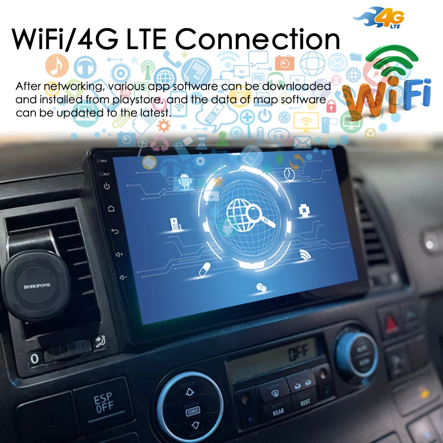 Android 13 AI Voice Car Radio 8+128GB GPS Navigation Stereo For Volkswagen Multivan T5 2003-2015 Multimedia Video CarPlay Player