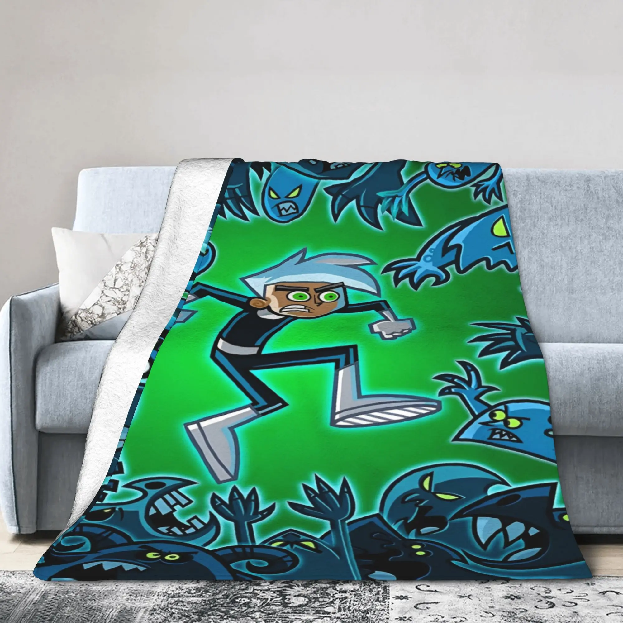 

Dannys Phantoms Merch Blankets Soft Flannel Throw Blanket Comfortable Quilt