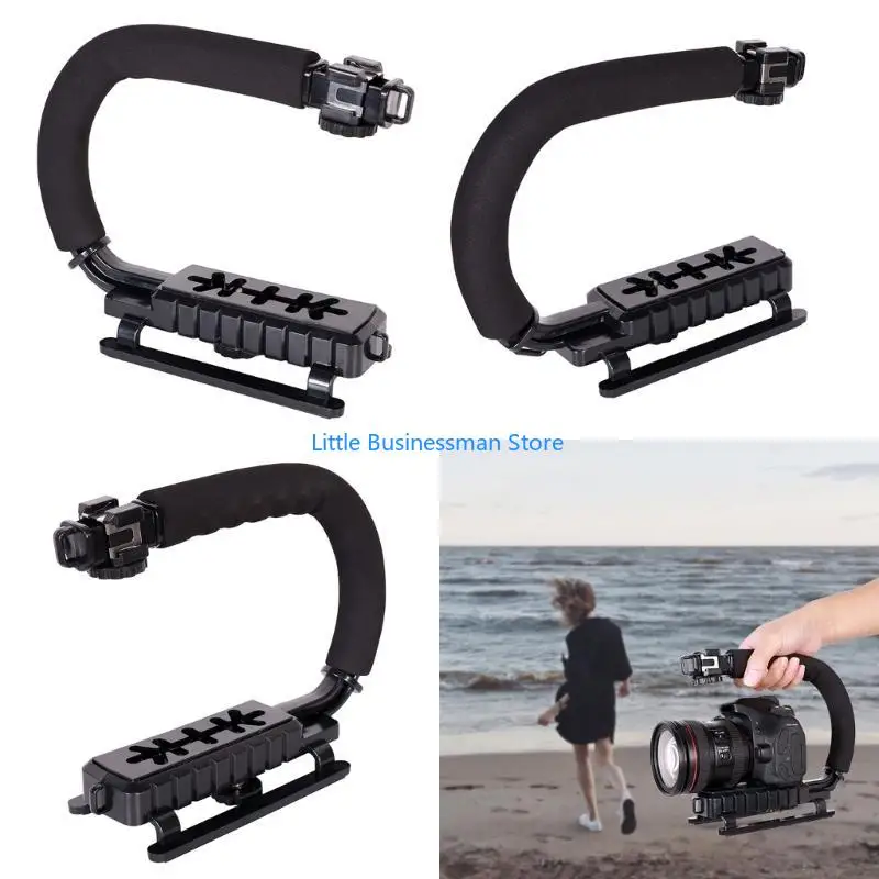 Stabilisierendes U-Grip-Handgriffstativ mit 1/4-Schraube-Kaltschuh-Videozubehör M76A – Detail 9