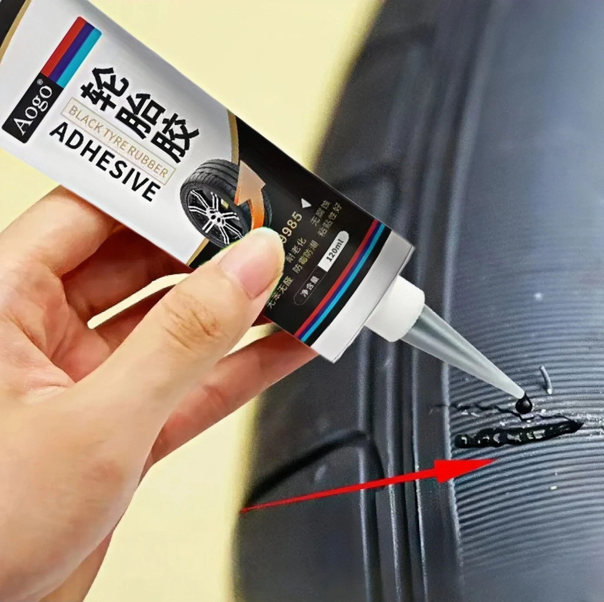 Ремонт шин Мгновенный жидкий прочный резиновый клей Износостойкий резиновый некоррозийный клей Автомобильный мгновенный прочный инструмент