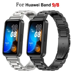 Stainless Steel Strap for Huawei Band 10 9 Bracelet for Huawei Band 8 Accessories Metal Correa for huawei band 9/8 Watchband