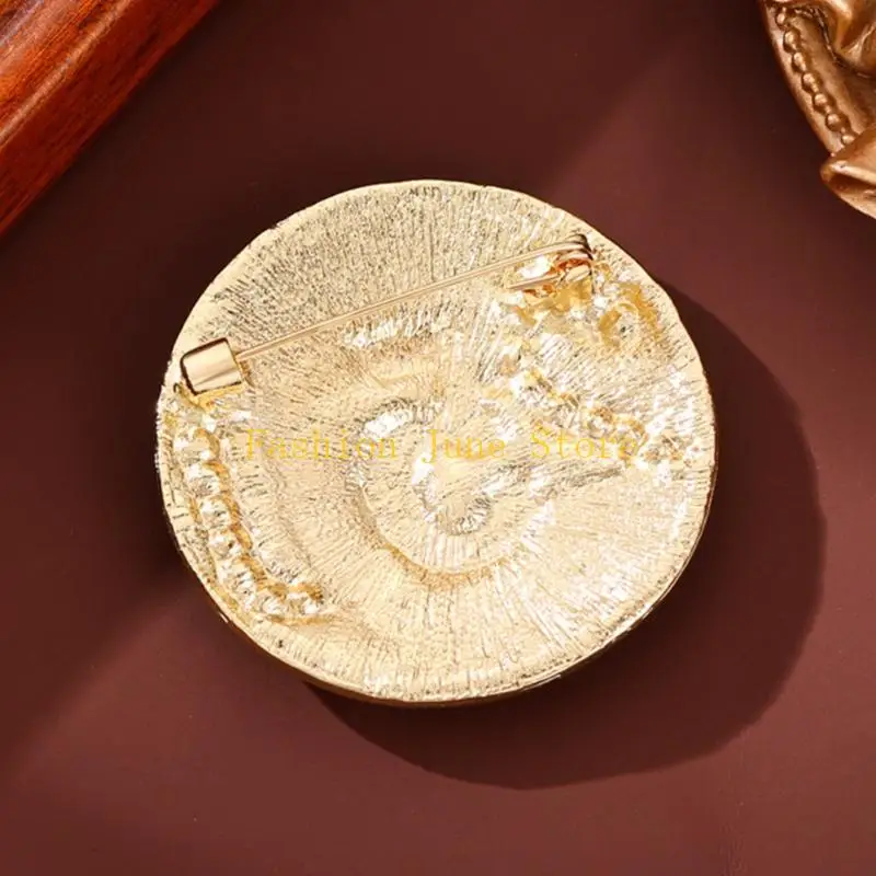 N5KA Sturdy Alloy Commemorative Pin Permanent Patriotic Accessories Historical Celebration Pin For 250 Years Of US