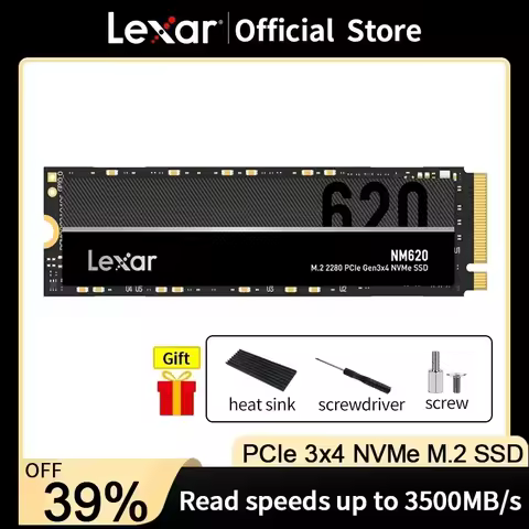 Lexar NM620 SSD M.2 NVME Hard Disk 256GB 512gb 1TB M2 2280 PCIe 3.0 Internal Solid State Drive New SSD hard drive for Laptop PC