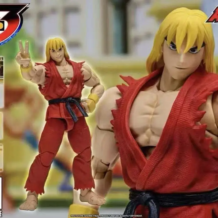 

Storm Collectibles Toys 1/12 7inches Action Figure Street Fighter Alpha 3 Storm Arena Ken Anime Model for Gift