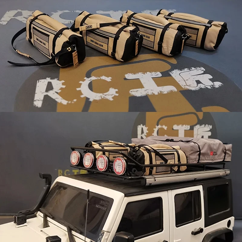 Simulation sturms ichere Taschen Outdoor-Modell Ornamente Stimmungs stücke für RC Crawler Auto Traxxas Trx4 Verteidiger RC4WD D90 DIY Teile