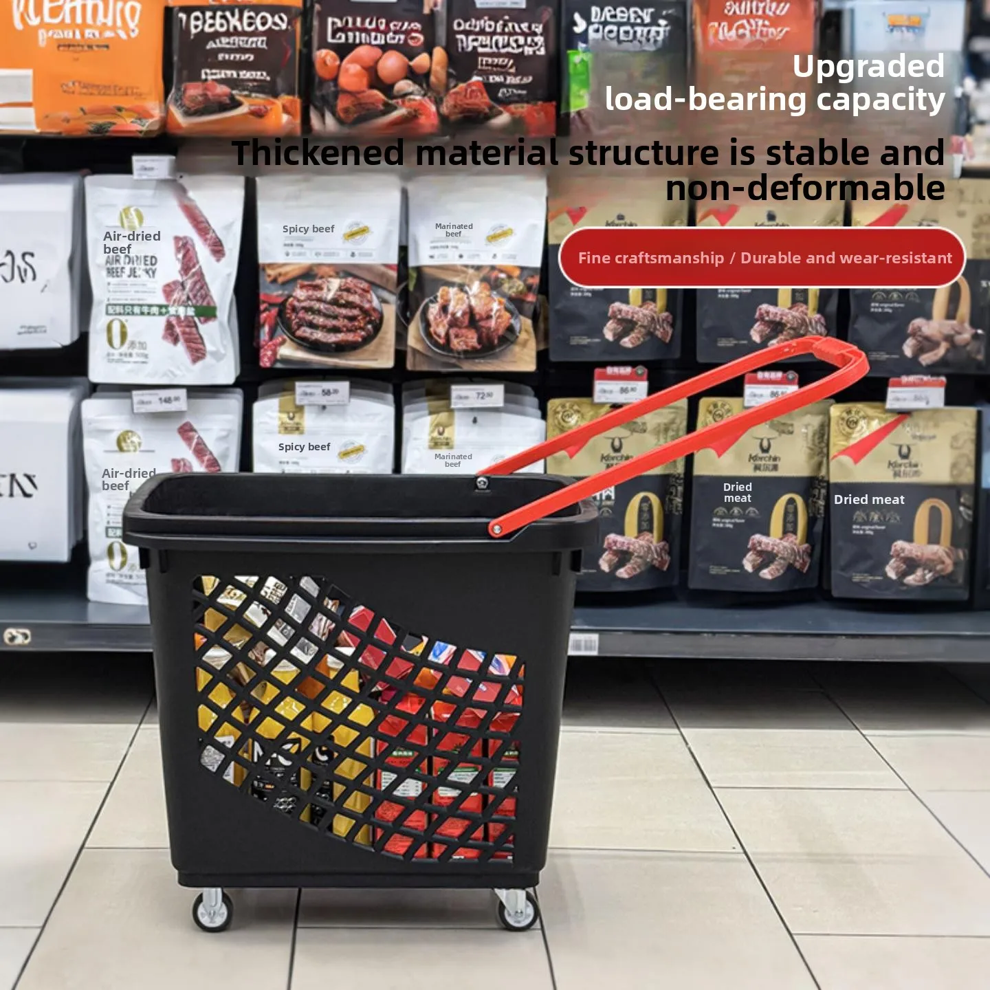 large-capacity-shopping-basket-with-pull-rod-multi-functional-handheld-wheel-design-portable-grocery-cart-home-organization