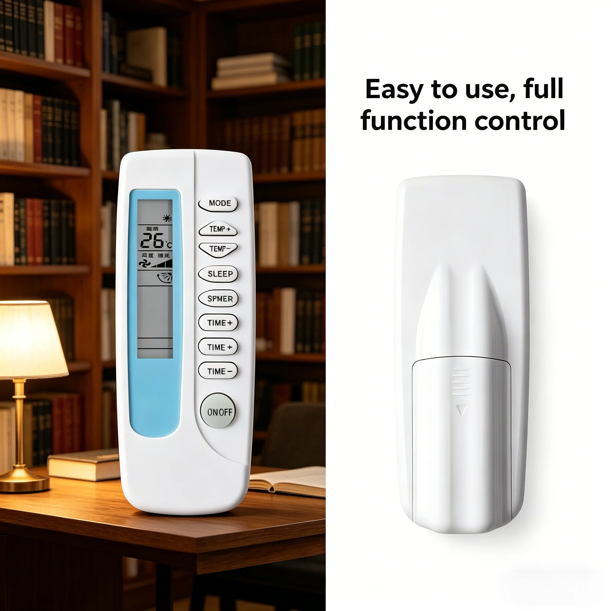

Remote APC-TMS2100, Ergonomic Replacement Controller for Samsung Wall Mounted and Floor Cabinet Air Conditioner