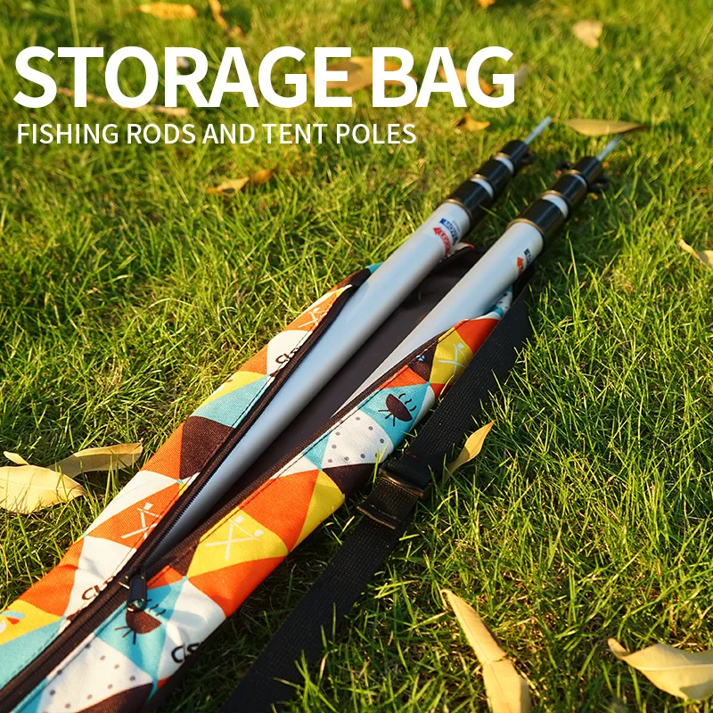 Hot Sale Tent Pole Storage Bag Carrying Bag for Canopy Pole Trekking Pole Fishing Rod Outdoor Camping Hiking Travel Storage Bag