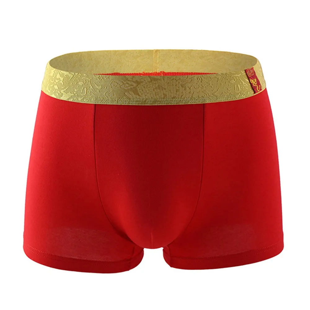 Calcinha Padrão Dragão Respirável Masculina, Cuecas Confortáveis Masculinas, Shorts de Cueca Deslizante, Cuecas Soltas