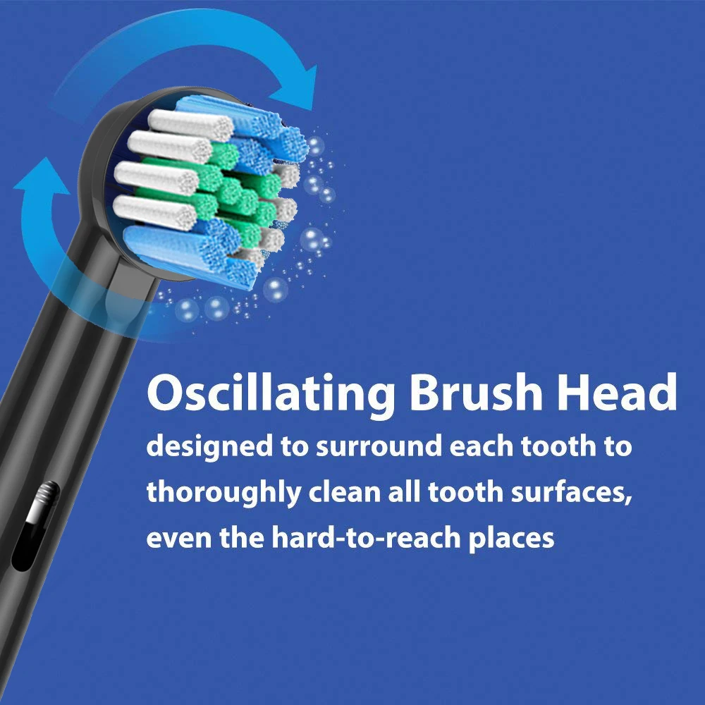 20pcs brush Heads for Braun Oral b Vitality Triumph D12 D16 D20 D34 DB4510 Pro1Max P1000 pro P4000 Electric Toothbrush Heads