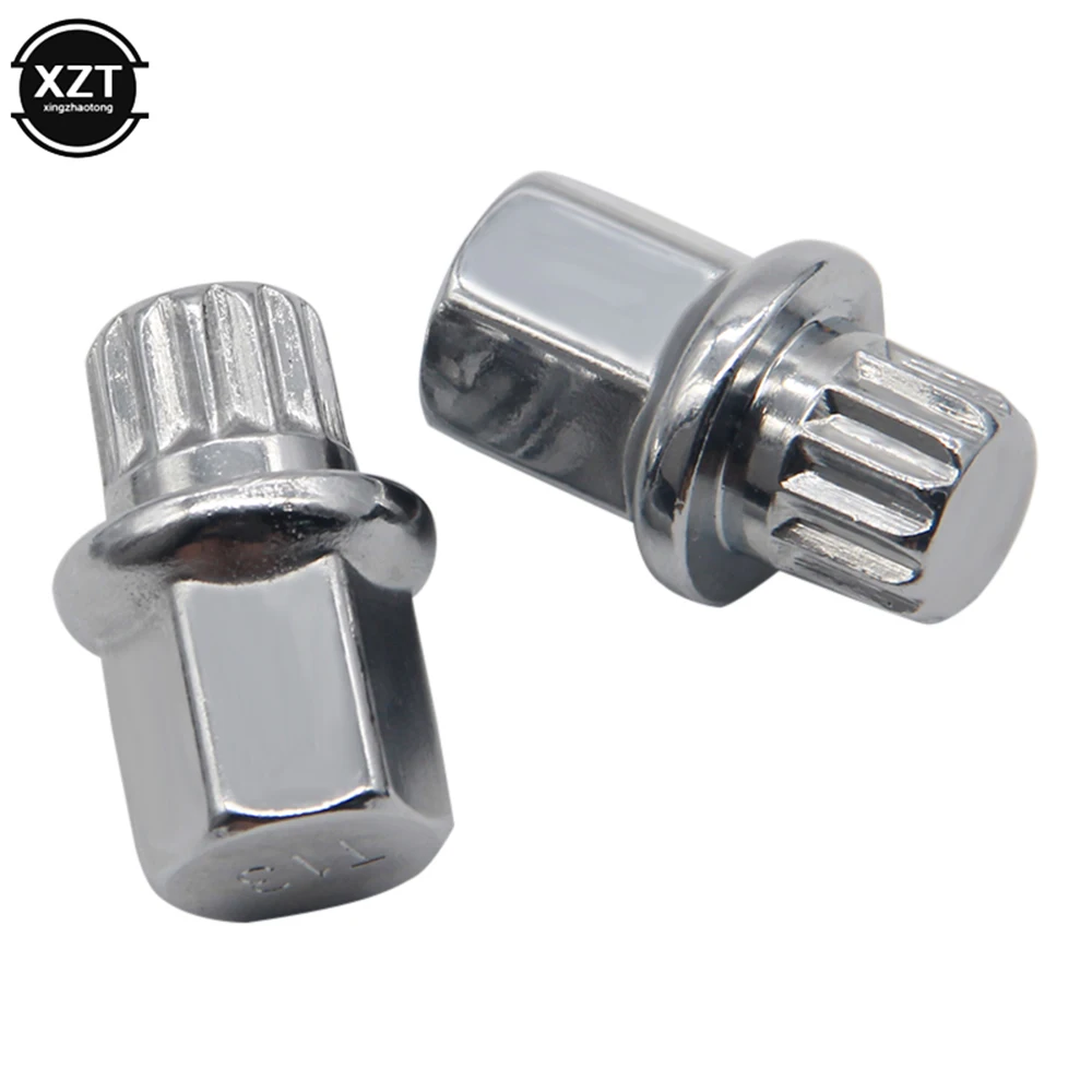 8D0601139F Chrome Anti-theft Wheel Screw Bolt Lock Nut Key Adapter For VW Golf Jetta Passat Audi A4 A6 A8 TT