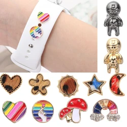 A Variety of Styles Metal Brooch Diamond Bracelet Watch Band Ornament Decorative Ring Wristbelt Charms Strap Accessories