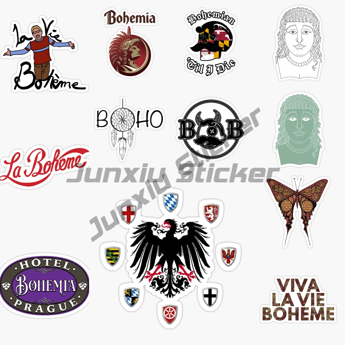 

Bohemia The Czech Republic Bohemia Landscape Car Sticker Vinyl Self-adhesive Decoration Decal Accessories