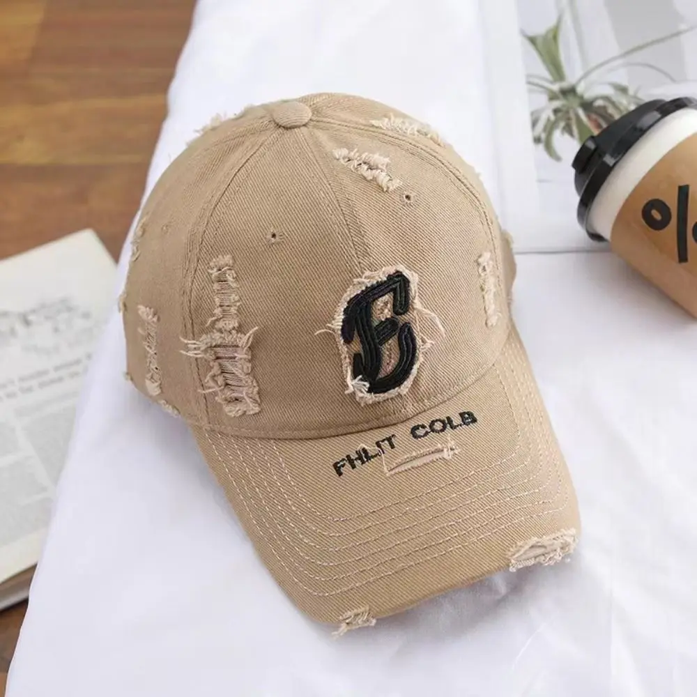 

Дышащая спортивная бейсболка, регулируемая моющаяся винтажная кепка с утиным языком, защита от солнца с буквами, уличная шляпа Snapback