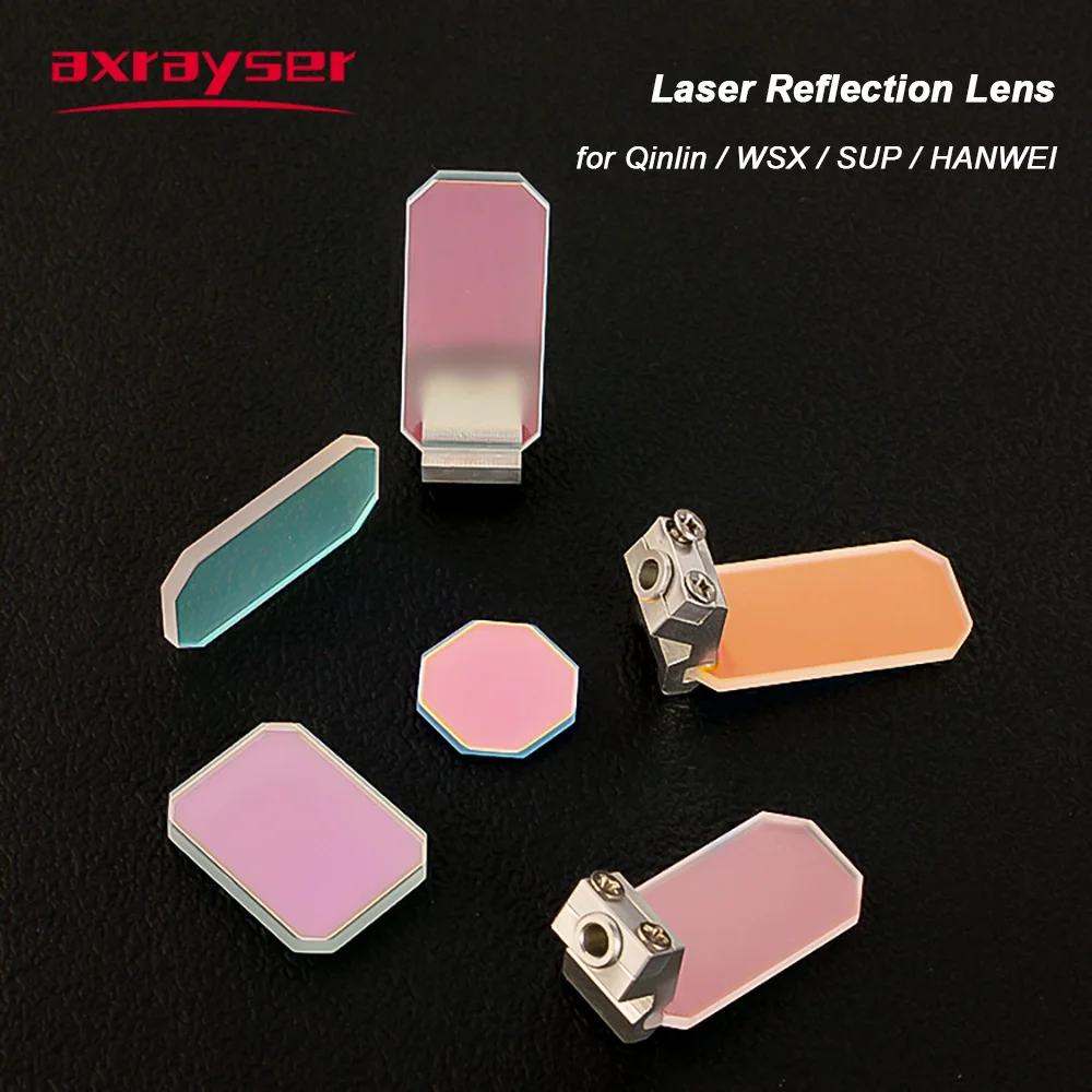 Axrayser Fibra Laser Refletindo Lente com Suporte Qilin Sup23t Raytools Bw101 Relfar Hw980 Wsx Hanwei Soldagem Cabeça
