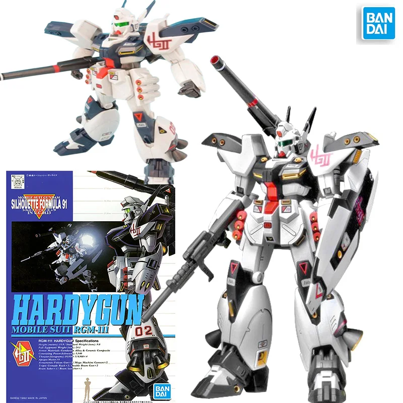 

Bandai up to 1/100 Brave HARDYGUN F91 01RGM11 Anime Character Robot Assembly Model Toy Children's Gift Original