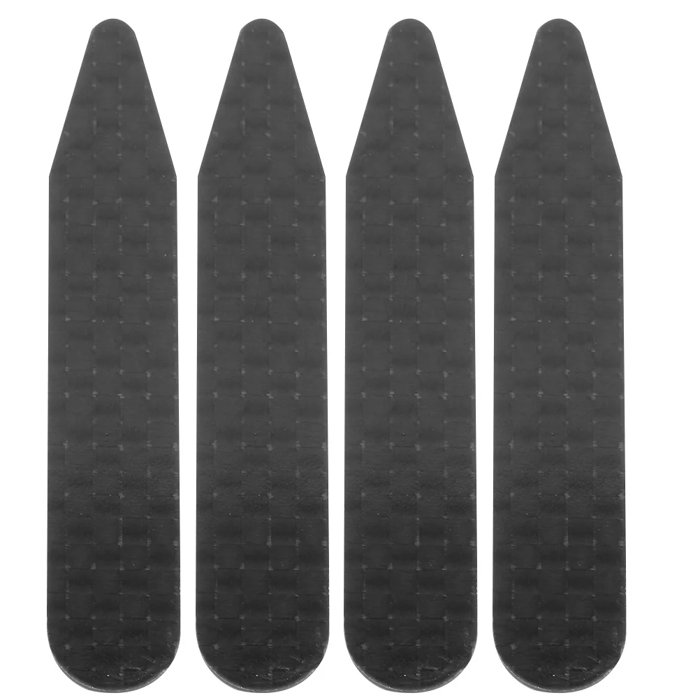 Carbon Fibre Shirt Collar Stays Men Suit Accessory Rigid Support For Dress Shirts Collar Inserts For Men Formal Wear