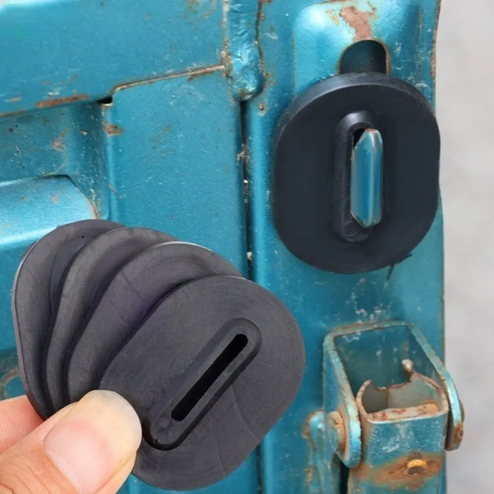 10Pcs Shockproof Carriage Handle Buckle Thickening Anti-collision Rubber Pad Anti-collision Pads Noise Reduction Rubber Gaskets