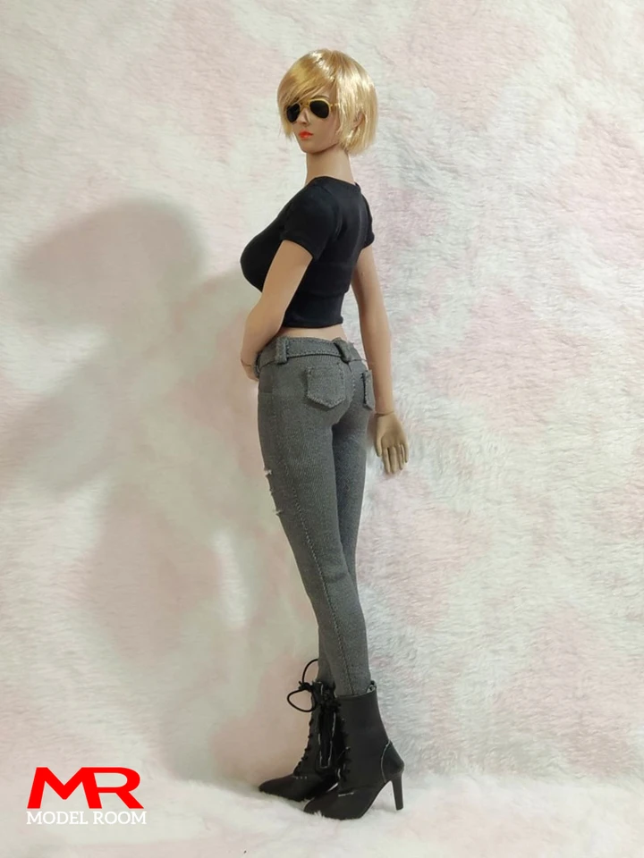 Runquan Vêtements de Poupée Féminine à l'Échelle 1/6 Figurine d'Action Vêtements pour Figurine d'Action de 12 Pouces Vert