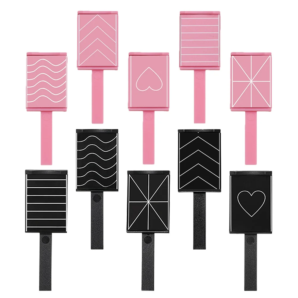 10 قطعة مغناطيس الأظافر لجل البولندية القط العين تأثير أداة مغناطيسية لمسمار الفن تصميم مانيكير لتقوم بها بنفسك عدة عيون القط المغناطيس