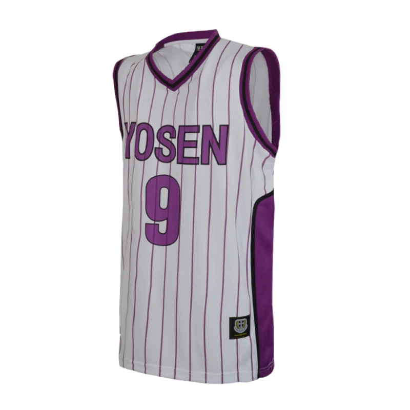 Anime Kuroko No Basuke YOSEN Murasakibara Atsushi 9# Himuro Tatsuya #12 Costume Basketball Jersey Cosplay Uniform Singlet Shirt