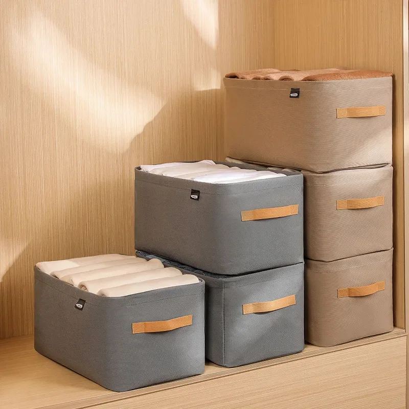 Verdicken Kleidung Organizer Hosen Pullover Lagerung Schränke Schubladen Organizer Jeans Lagerung Box Kleiderschrank Kleidung Lagerung Organisatoren – Detail 12