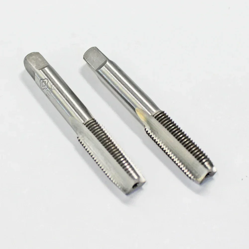 2pcs HSS 10mmx1 Metric Taper And Plug Tap Right Hand Thread M10 X 1mm Pitch  Pitch Thread Tap Pipe 2024 New Hand Taps Tools