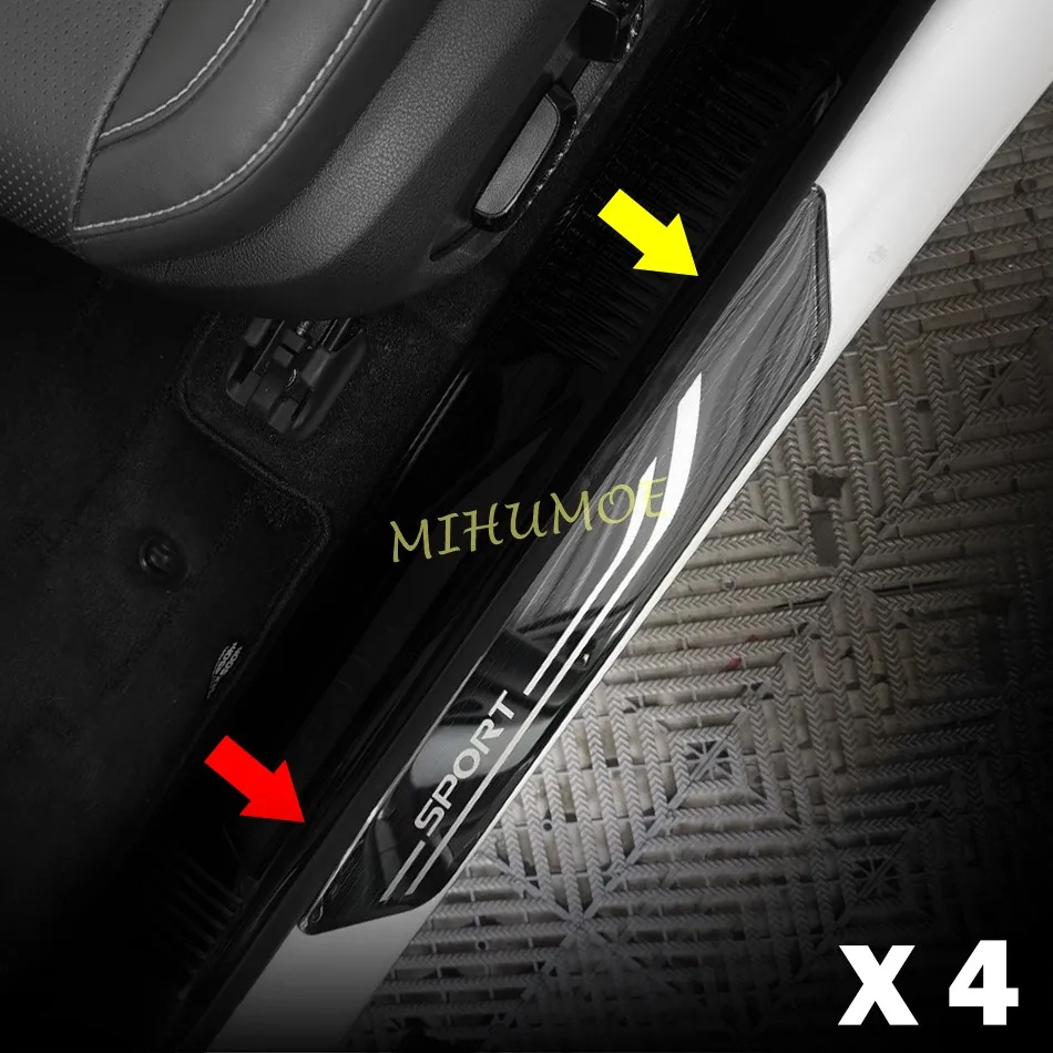 Stainless Steel For Lexus RX 2023-2026 Car Outside Door Sill Sticker RX350 RX350h RX450h+ RX500h Anti-Scratch Exterior Parts