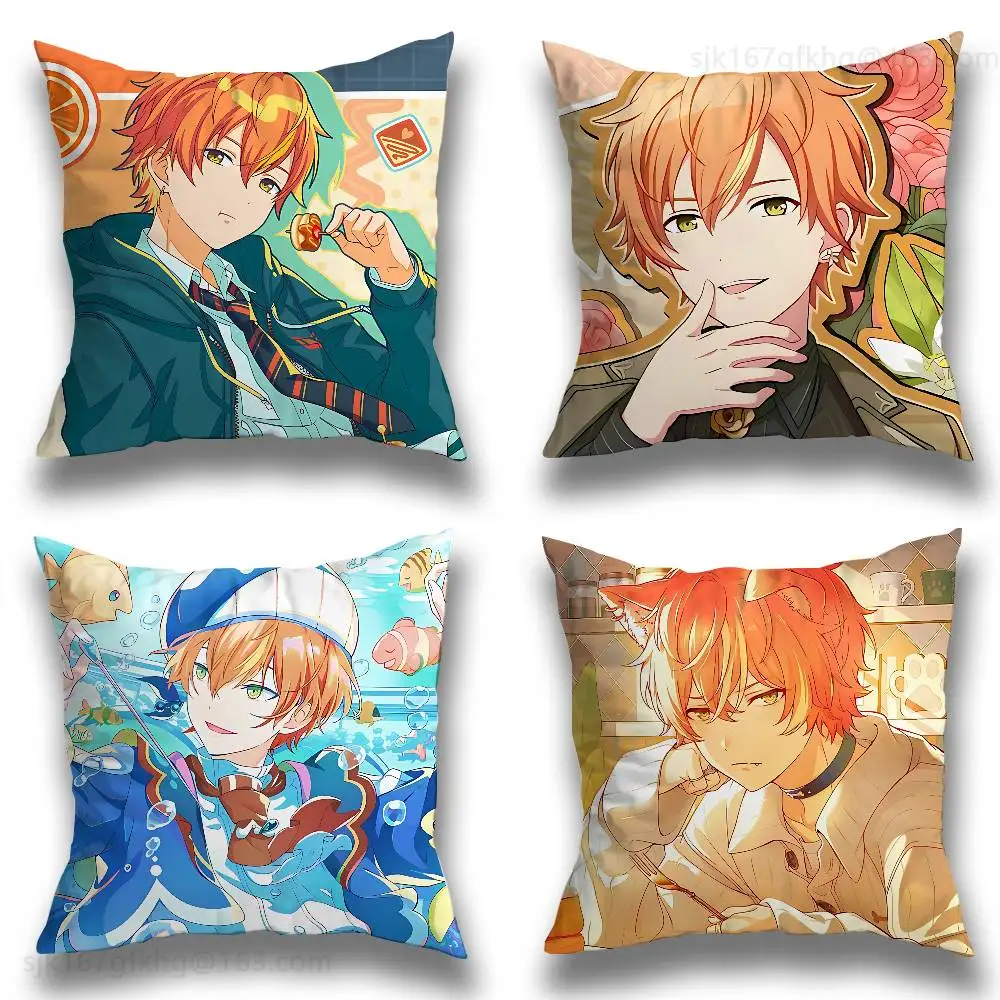 

S-shinonome akito pillowcase casual style decoration, suitable for home decoration (excluding pillow core)